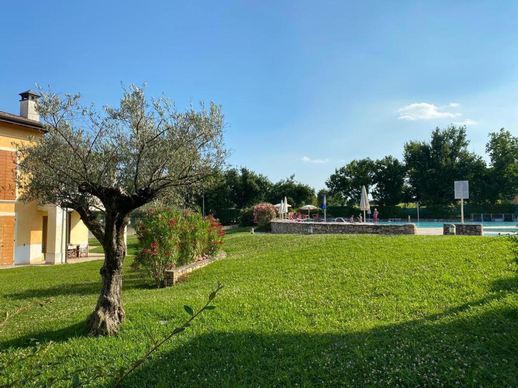 The Flowers - Apartments With Private Garden In Residence With Pool Manerba del Garda Dış mekan fotoğraf